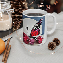 Load image into Gallery viewer, Colorful Monarch Butterflies #10 Mug 11oz mug AI-Generated Artwork
