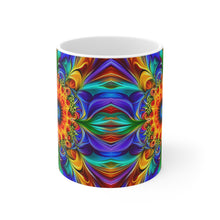 Load image into Gallery viewer, Tye Dye Swirls &amp; Ripples #12 Ceramic 11oz AI Decorative Mug
