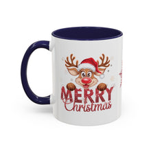 Load image into Gallery viewer, Coffee Mug - Merry Christmas Reindeer Ho Ho Ho - 11, 15oz
