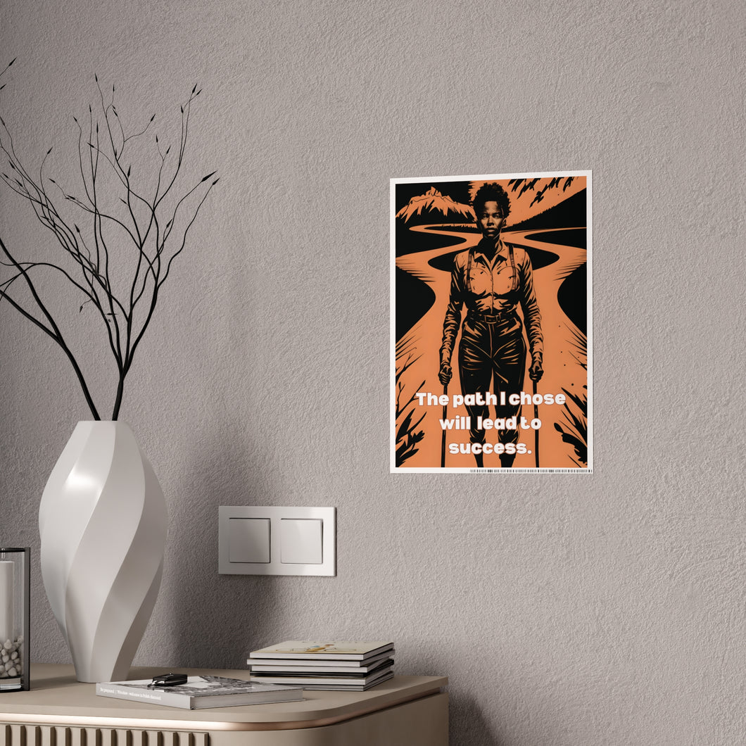 Motivational Path to Chose, Dark Fantasy Gloss Posters #10