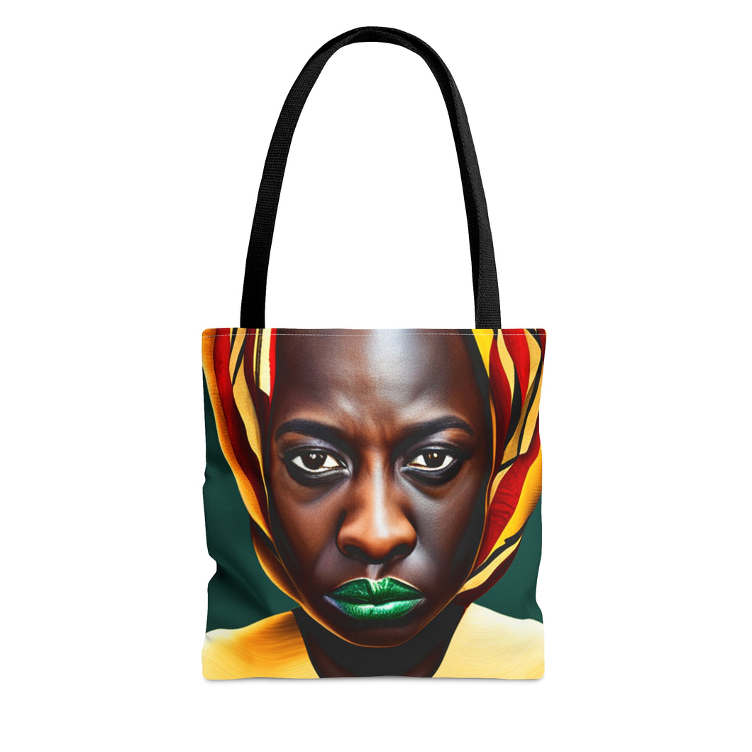 Color of Africa #5 Tote Bag AI Artwork 100% Polyester