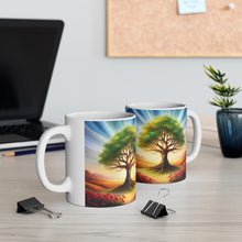 Load image into Gallery viewer, The Family Tree Foundation for Joy #3 11oz mug AI-Generated Artwork
