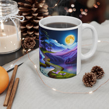 Load image into Gallery viewer, Lunar Moon Fantasy Art #17 Ceramic Mug 11oz AI Generated Artwork
