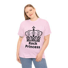 Load image into Gallery viewer, Ladies Rock Princess Crown Heavy 100% Cotton T-Shirt
