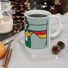 Load image into Gallery viewer, Colors of Africa Solo Dance #5 11oz AI Decorative Coffee Mug
