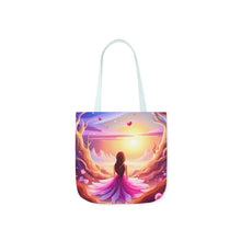 Load image into Gallery viewer, Pink Heart Series #12 Fashion Graphic Print Trendy 100% Polyester Canvas Tote Bag AI Image
