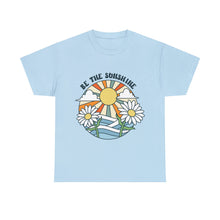 Load image into Gallery viewer, Be the Sunshine Unisex Heavyweight 100% Cotton T-Shirt
