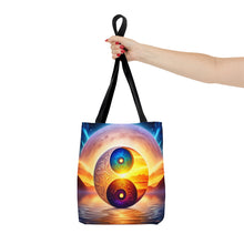 Load image into Gallery viewer, Ying Infinite Beauty Moon Light  Fusion of Colors #3 Tote Bag AI Artwork 100% Polyester
