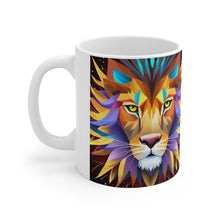 Load image into Gallery viewer, Lion Gentle and Fierce #4 Mug 11oz mug AI-Generated Artwork
