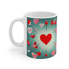 Load image into Gallery viewer, Valentine&#39;s Day is for Love #28 11oz AI Decorative Coffee Mug
