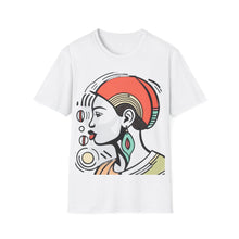 Load image into Gallery viewer, Color of Africa Queen Sista #10 Peach Unisex Softstyle Short Sleeve Crewneck T-Shirt
