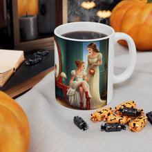 Load image into Gallery viewer, Playing Dress up Just Like Mommie #11 Mug 11oz mug AI-Generated Artwork
