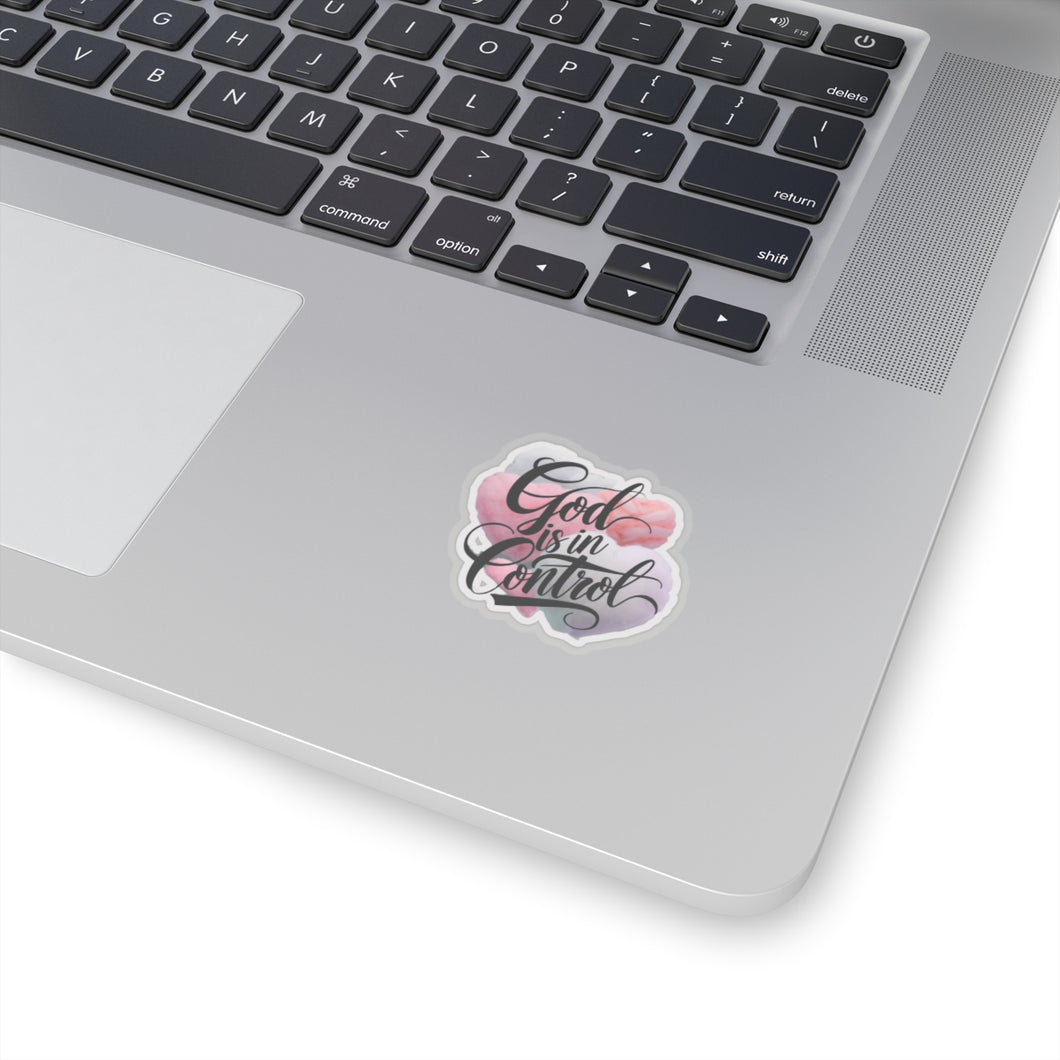 Empower yourself God is In Control Vinyl Stickers, Laptop, Diary, Journal #2