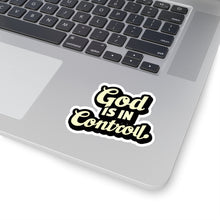 Load image into Gallery viewer, Empower yourself God is In Control Vinyl Stickers, Laptop, Diary, Journal #4
