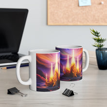 Load image into Gallery viewer, Happy Birthday Candles #14 Ceramic 11oz Mug AI-Generated Artwork
