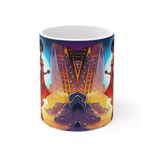 Load image into Gallery viewer, My Mini Super Teenagers Fantasy Art #2 Ceramic Mug 11oz AI Generated Art Work
