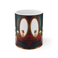 Load image into Gallery viewer, Playing Dress up Just Like Mommie #11 Mug 11oz mug AI-Generated Artwork
