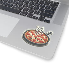 Load image into Gallery viewer, Pan Pizza Foodie Vinyl Stickers, Funny, Laptop, Water Bottle, Journal, Food #3
