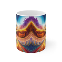 Load image into Gallery viewer, Tye Dye Swirls &amp; Ripples #2 Ceramic 11oz AI Decorative Mug
