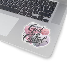 Load image into Gallery viewer, Empower yourself God is In Control Vinyl Stickers, Laptop, Diary, Journal #2
