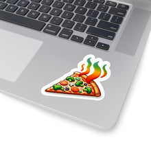 Load image into Gallery viewer, Veggie Pizza Slice Foodie Vinyl Stickers, Laptop, Journal, Water Bottle, #26
