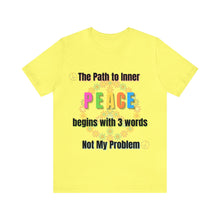 Load image into Gallery viewer, The Path to Inner Peace Unisex Bella Canvas Jersey Short Sleeve T-shirt
