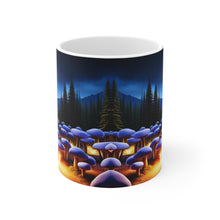 Load image into Gallery viewer, Lunar Moon &amp; Mushrooms Fantasy Art #6 Ceramic Mug 11oz AI Generated
