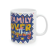 Load image into Gallery viewer, Family Over Everything Astec 11oz Ceramic Mug AI Design Tableware
