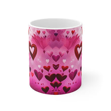 Load image into Gallery viewer, Valentine&#39;s Day From The Pink Heart #1 Mug 11oz mug AI-Generated Artwork
