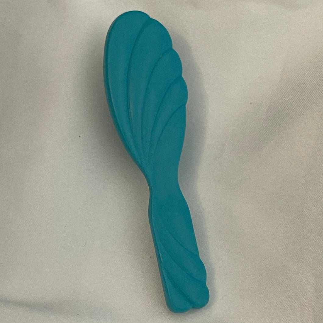 Doll Brush #23 Aqua Blue Swirl Back (Pre-Owned)