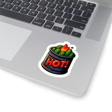 Load image into Gallery viewer, Hot Dill Pickle Barrel Vinyl Sticker, Foodie, Mouthwatering, Whimsical, Food #5
