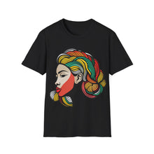 Load image into Gallery viewer, Color of Africa Queen Warrior #11 Retro Unisex Softstyle Short Sleeve Crewneck T-Shirt
