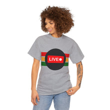 Load image into Gallery viewer, Musewear Video Game Live Sports Unisex Heavy Cotton Crewneck T-Shirt
