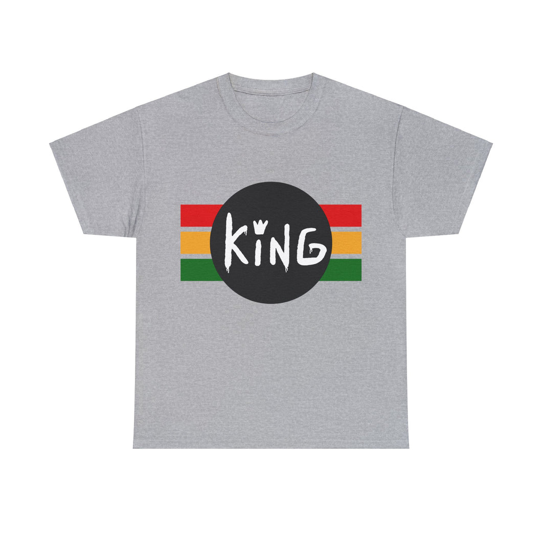 Musewear Sports The King Unisex Heavy Cotton Crewneck T-Shirt