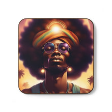 Load image into Gallery viewer, Retro 60&#39;s Psychedelic #43 Hardboard Back AI-Enhanced Beverage Coasters
