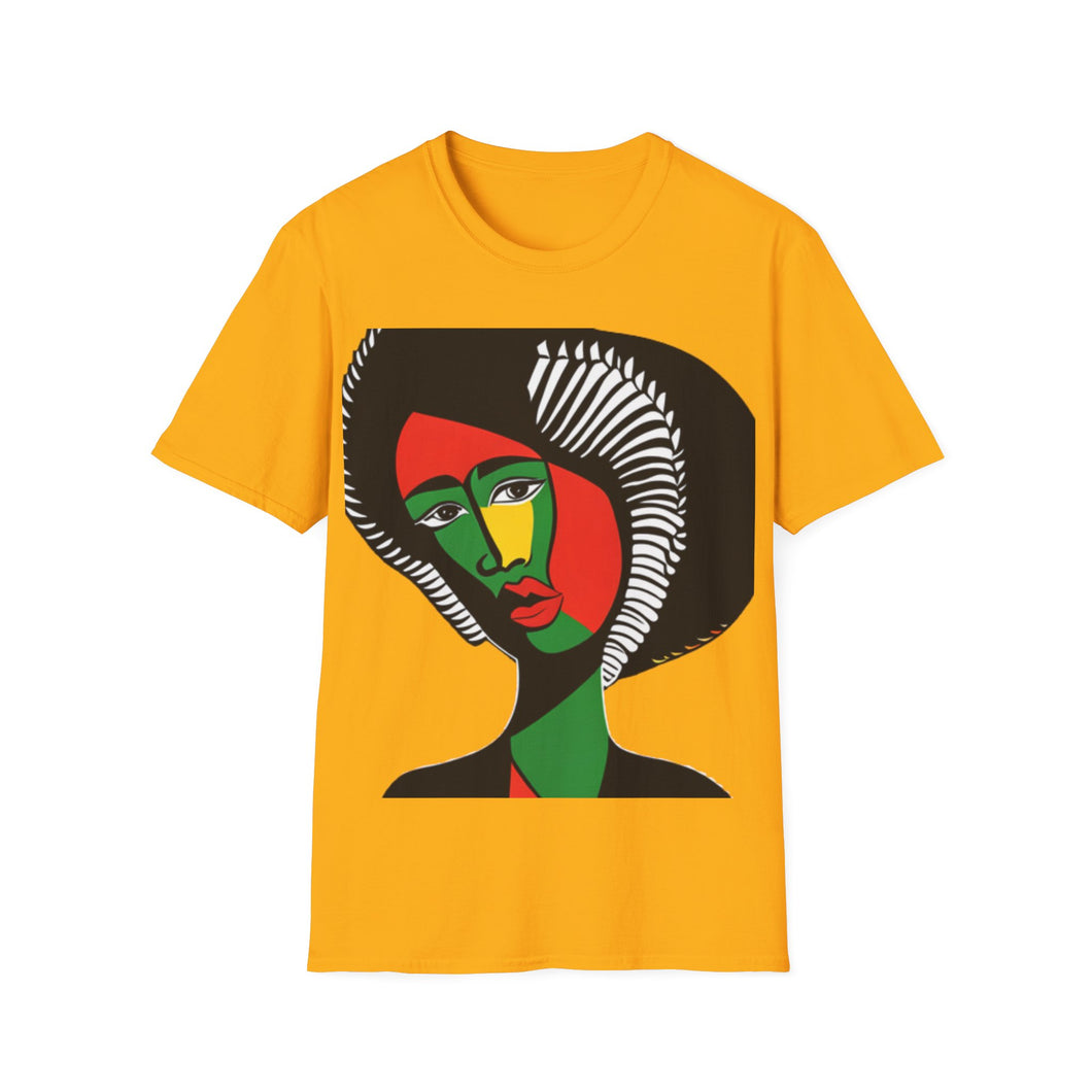 Color of Africa Tribal Mosaic #13 Unisex Softstyle Short Sleeve Crewneck T-Shirt