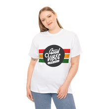 Load image into Gallery viewer, Muse Wearable Sports Good Vibes Only Unisex Heavy Cotton Crewneck T-Shirt
