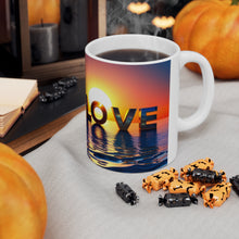 Load image into Gallery viewer, There is Love in the Universe #2 Ceramic Mug 11oz AI Generated Artwork
