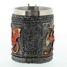 Load image into Gallery viewer, Royal Dragon Medieval Mug Polyresin &amp; Metal
