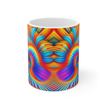 Load image into Gallery viewer, Tye Dye Swirls &amp; Ripples #6 Ceramic 11oz AI Decorative Mug
