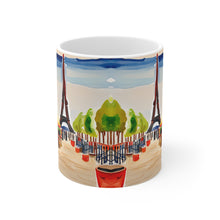 Load image into Gallery viewer, At the Cafe Paris France #3 Mug 11oz mug AI-Generated Artwork
