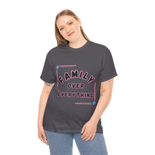 Load image into Gallery viewer, Muse Wearable Pink  Frame Family Over Everything Unisex Cotton Crewneck T-Shirt
