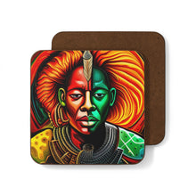 Load image into Gallery viewer, Decorative #2 Colors of Africa Hardboard Back AI-Enhanced Beverage Coasters
