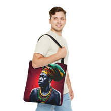 Load image into Gallery viewer, Color of Africa #7 Tote Bag AI Artwork 100% Polyester
