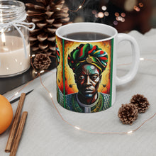 Load image into Gallery viewer, Colors of Africa Warrior King #11 AI Decorative 11oz Coffee Mug

