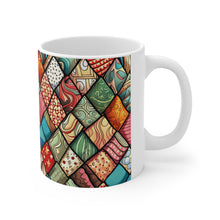 Load image into Gallery viewer, Old Fashion Quilt Anything Pattern #7 Mug 11oz mug AI-Generated Artwork
