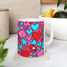 Load image into Gallery viewer, Valentine&#39;s Day From The Pink Heart #13 Mug 11oz mug AI-Generated Artwork
