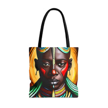 Load image into Gallery viewer, Color of Africa #2 Tote Bag AI Artwork 100% Polyester
