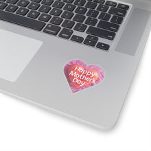 Load image into Gallery viewer, Happy Mother&#39;s Day Heart Shaped Vinyl Stickers, Laptop, Diary, Journal #2
