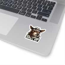 Load image into Gallery viewer, Funny Angry Stubborn Mule Shut-up Vinyl Stickers, Laptop, Whimsical, Humor #7
